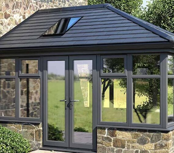 modern grey conservatory roof conversion for you